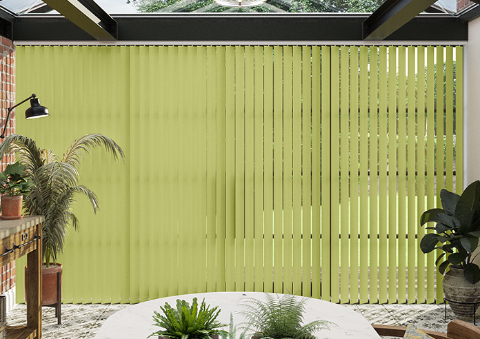 Trinity (Blackout), Lime - Vertical Blind - Image 3